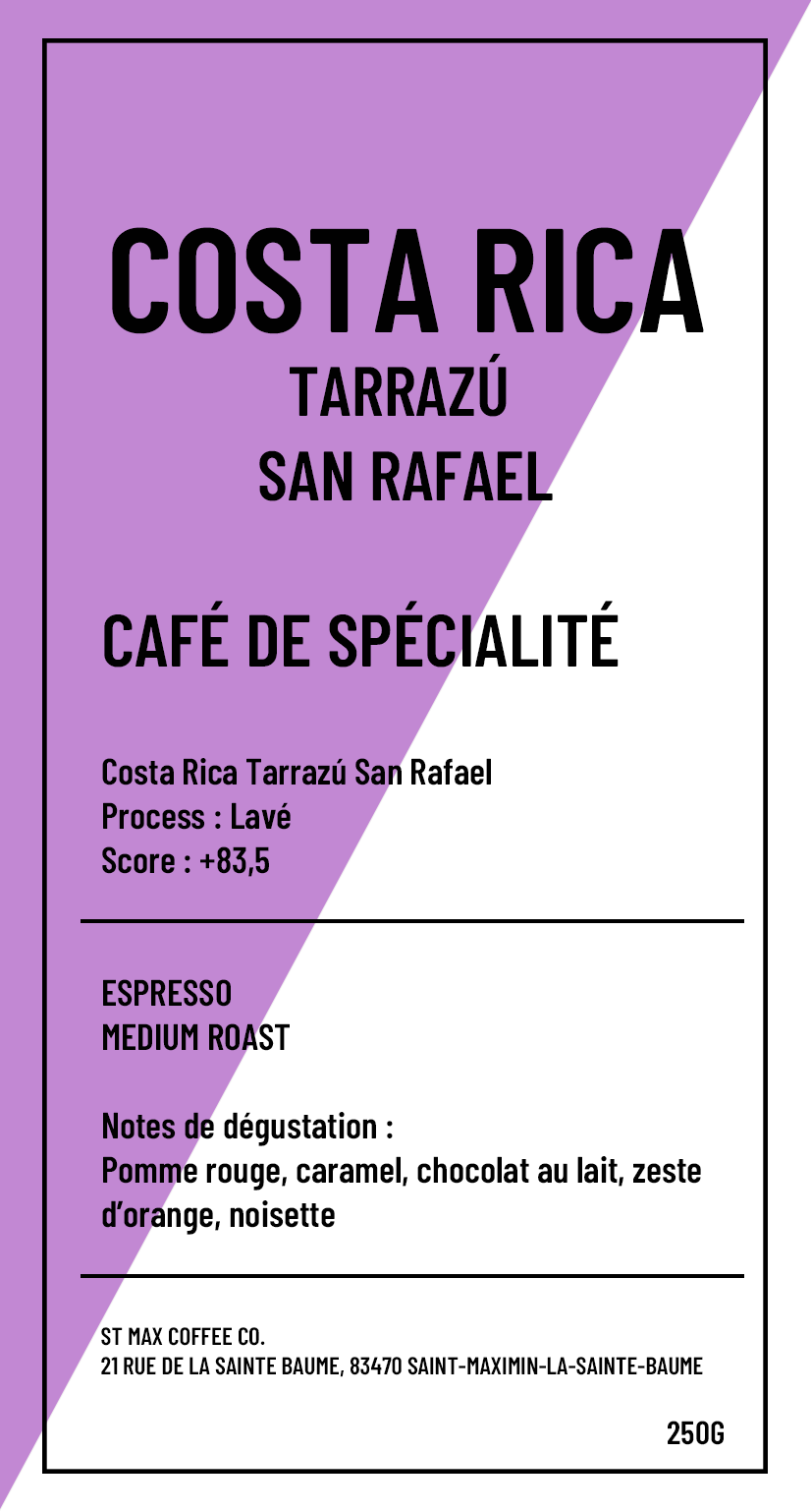 COSTA RICA TARRAZU SAN RAFAEL