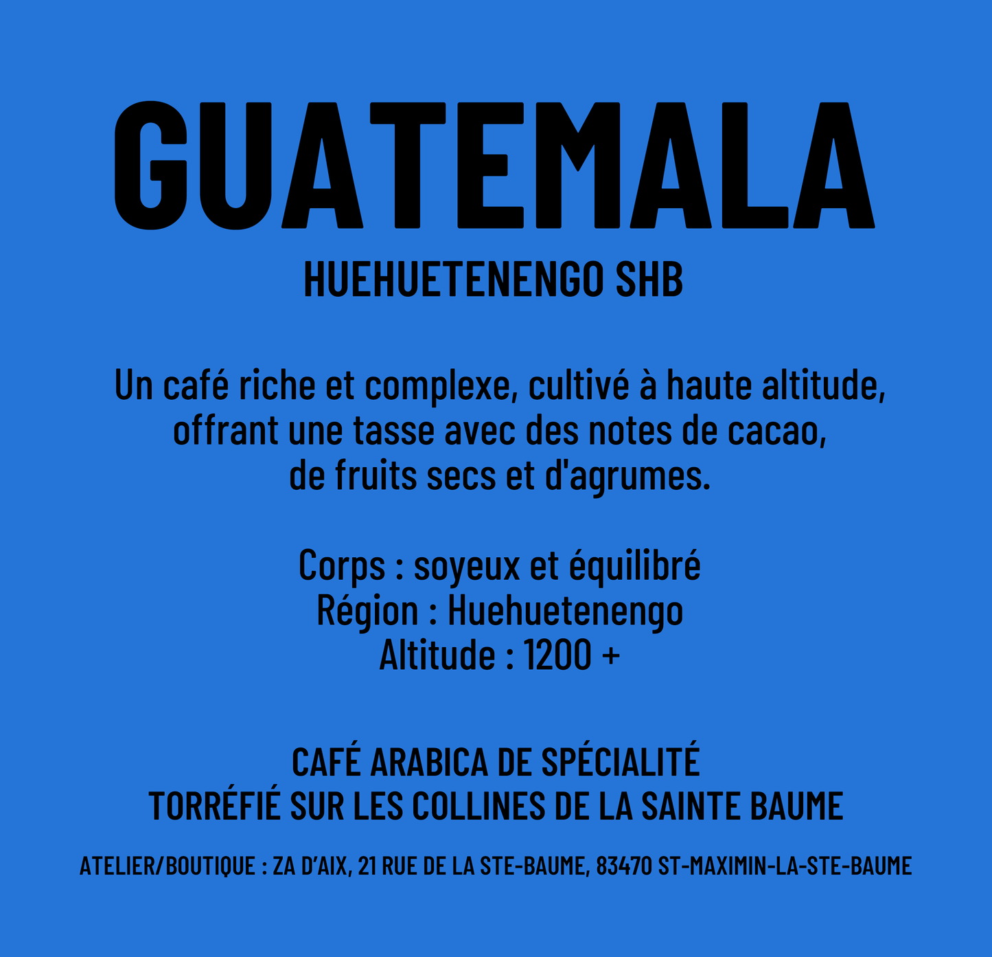GUATEMALA - Huehuetenengo SHB