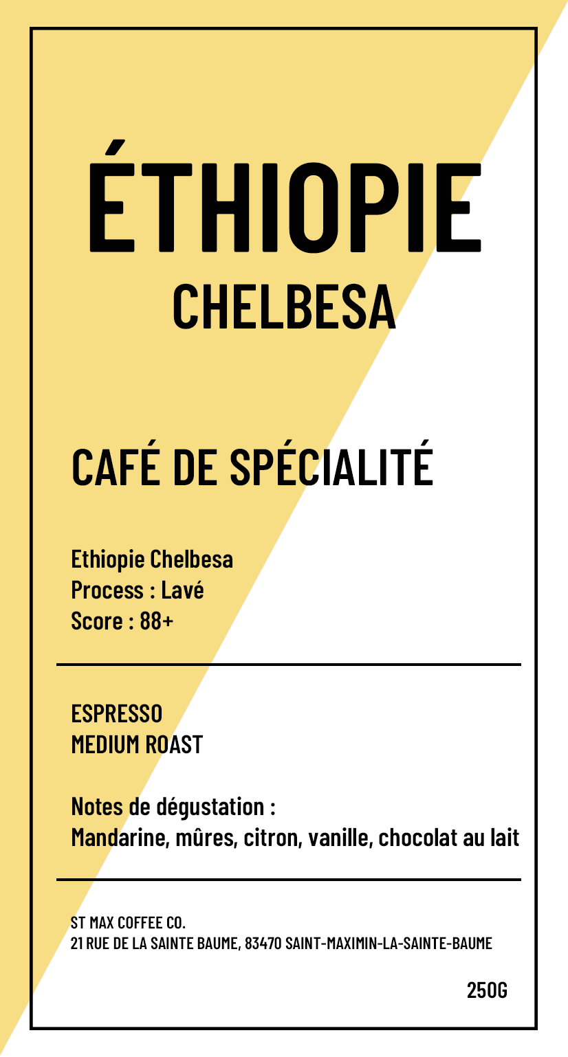 ÉTHIOPIE - CHELBESA GEDEB - Torréfaction Filtre V60